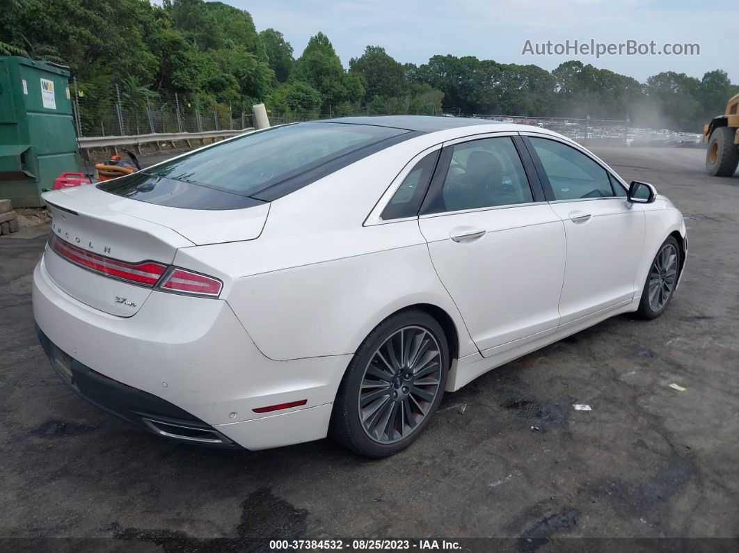 2014 Lincoln Mkz   White vin: 3LN6L2JK5ER819005