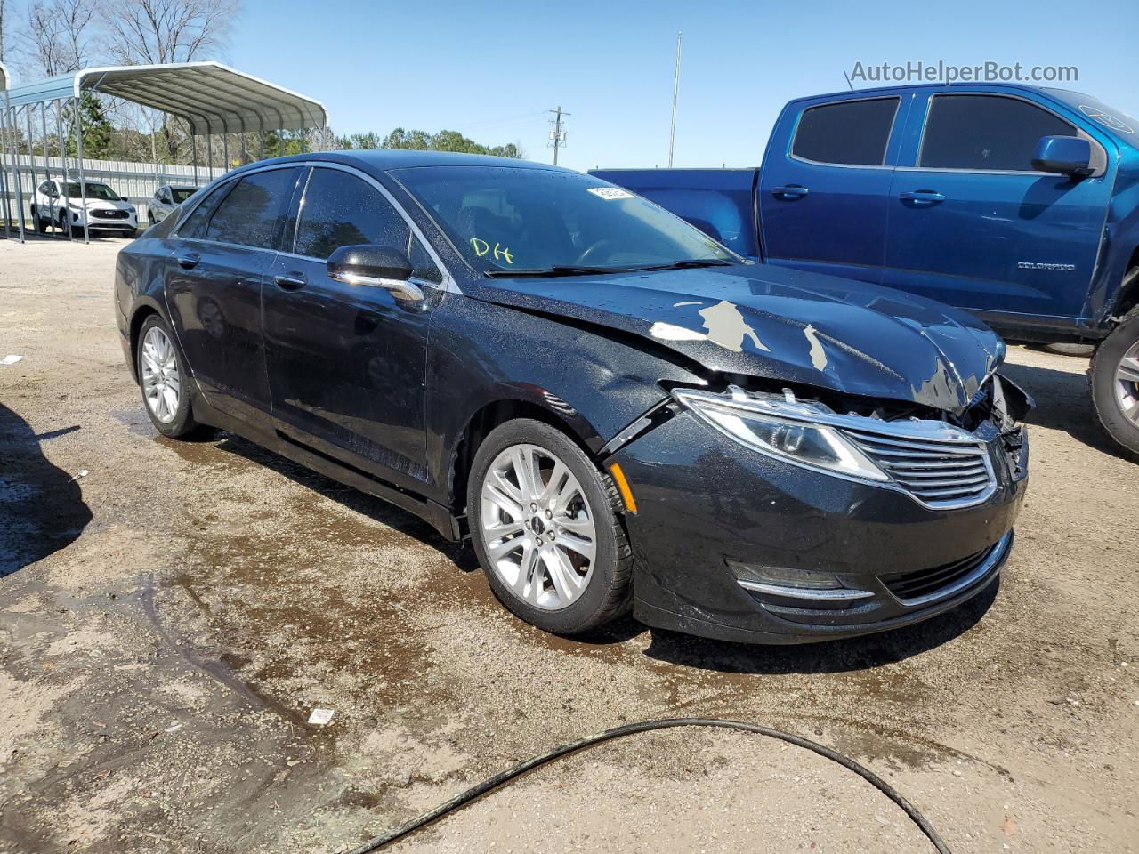 2014 Lincoln Mkz  Black vin: 3LN6L2JK7ER827204