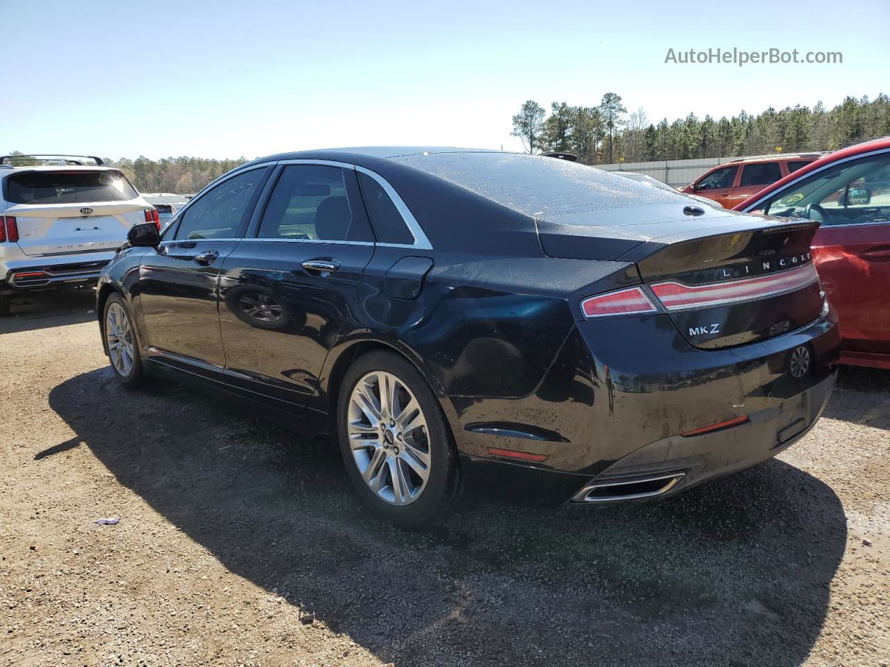 2014 Lincoln Mkz  Black vin: 3LN6L2JK7ER827204