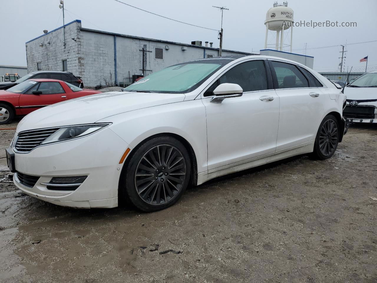 2014 Lincoln Mkz  White vin: 3LN6L2JK7ER827669