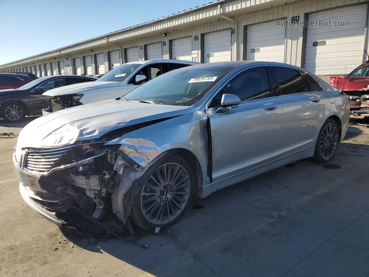 2014 Lincoln Mkz  Silver vin: 3LN6L2JK8ER810623