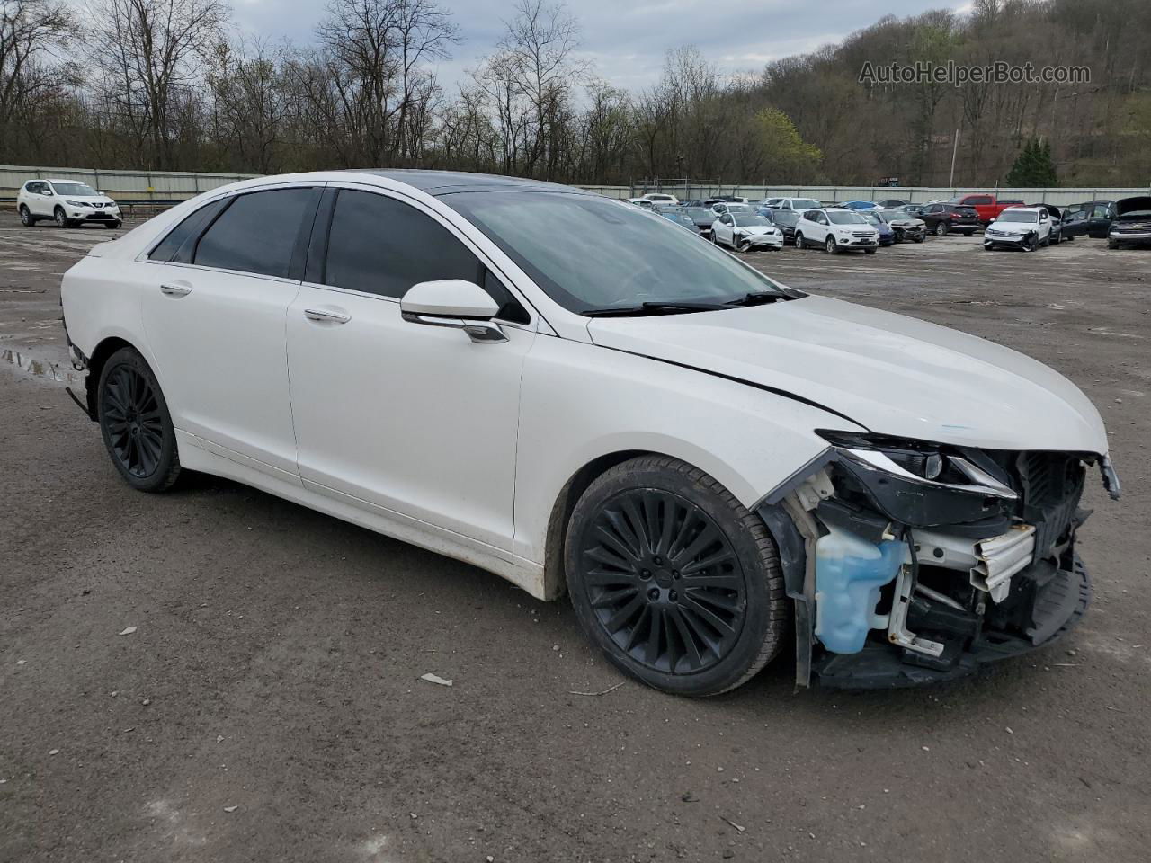 2014 Lincoln Mkz  Белый vin: 3LN6L2JK9ER804555