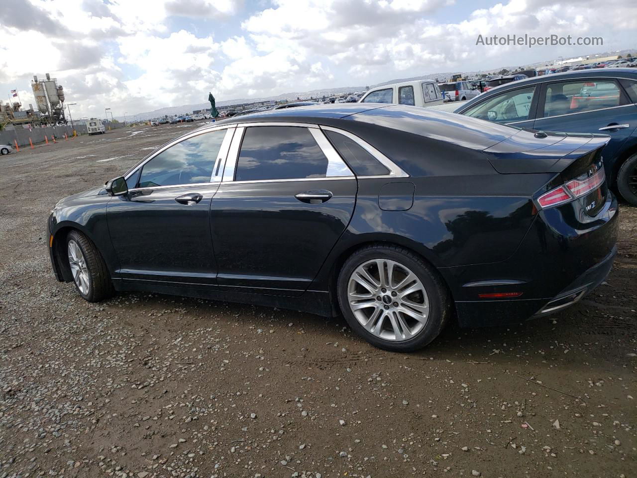 2014 Lincoln Mkz Hybrid Черный vin: 3LN6L2LU0ER800716