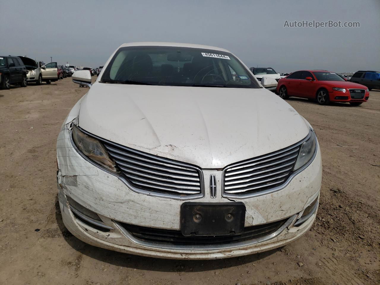 2014 Lincoln Mkz Hybrid White vin: 3LN6L2LU0ER808220