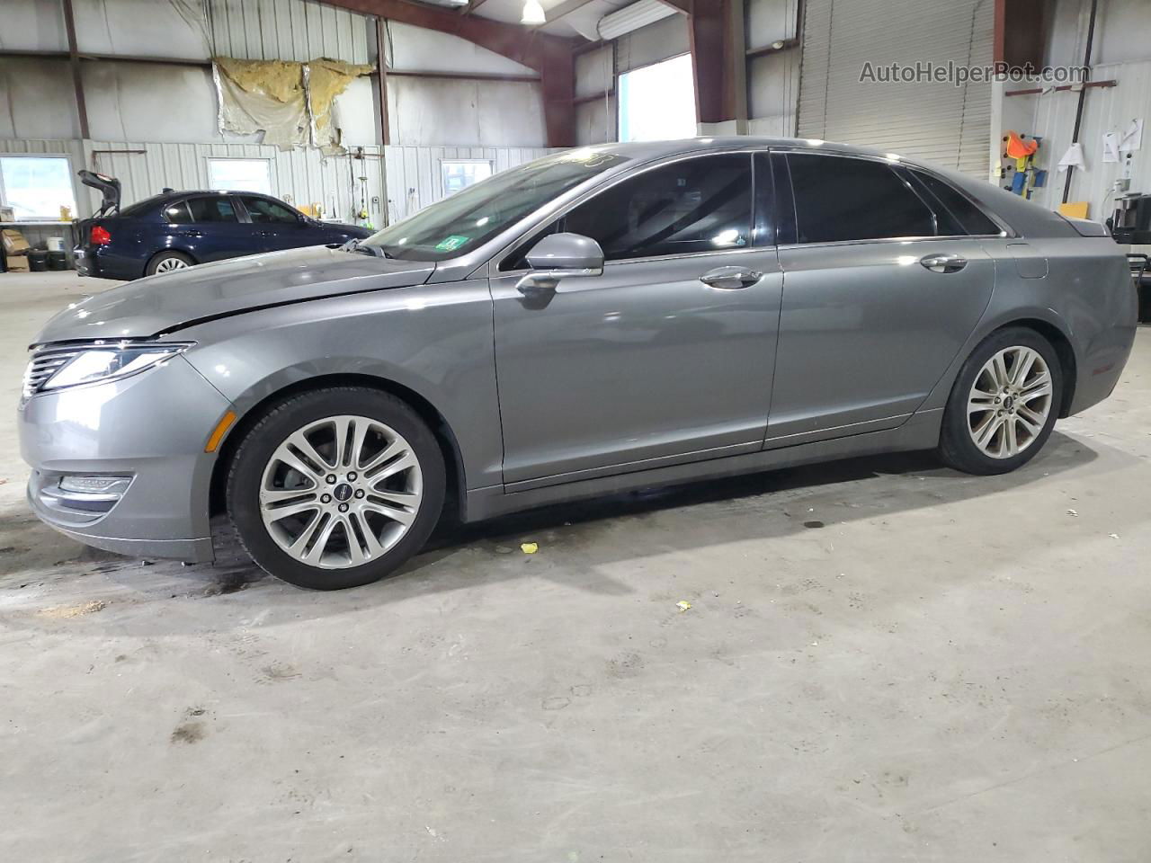 2014 Lincoln Mkz Hybrid Gray vin: 3LN6L2LU0ER809643