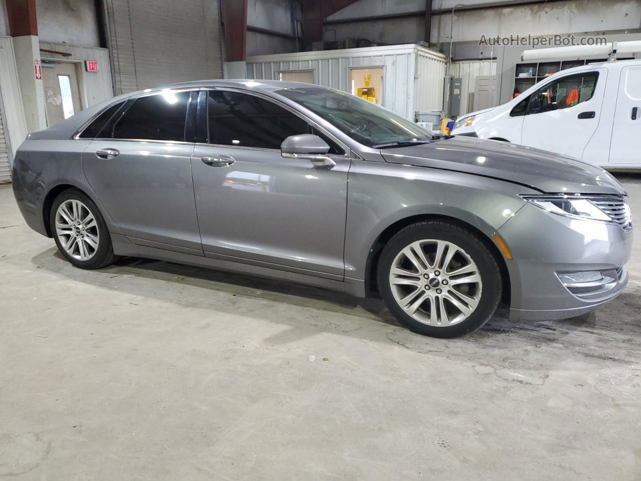 2014 Lincoln Mkz Hybrid Gray vin: 3LN6L2LU0ER809643