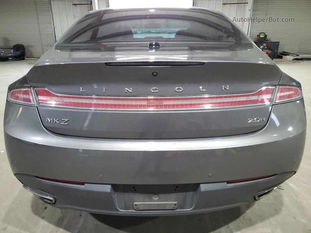 2014 Lincoln Mkz Hybrid Gray vin: 3LN6L2LU0ER809643