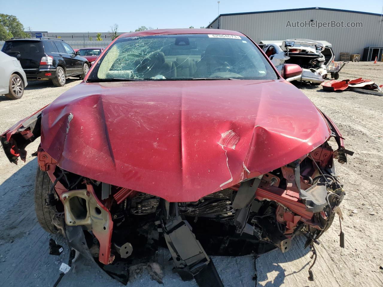 2014 Lincoln Mkz Hybrid Red vin: 3LN6L2LU0ER816107