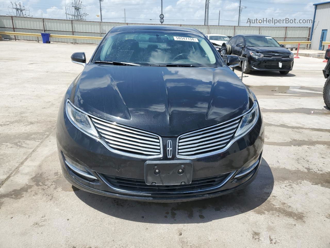 2014 Lincoln Mkz Hybrid Black vin: 3LN6L2LU0ER829696