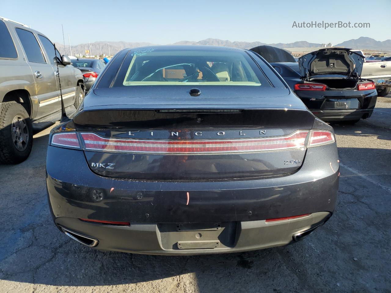 2014 Lincoln Mkz Hybrid Gray vin: 3LN6L2LU2ER804587