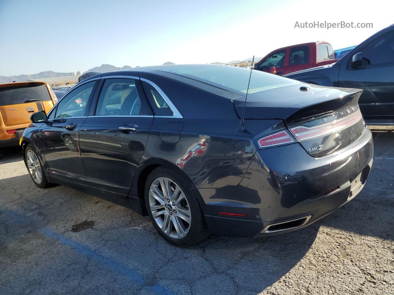 2014 Lincoln Mkz Hybrid Gray vin: 3LN6L2LU2ER804587