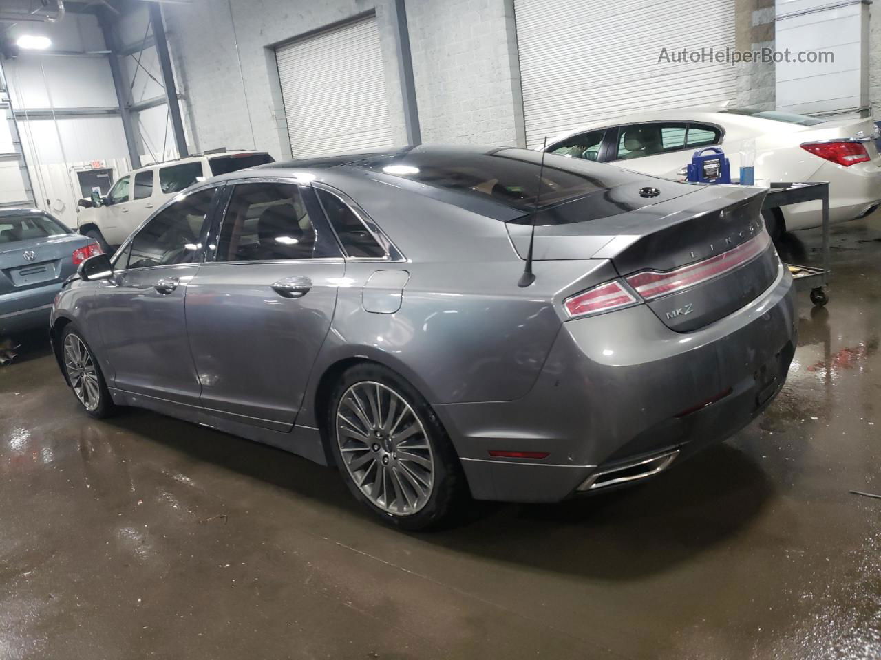 2014 Lincoln Mkz Hybrid Gray vin: 3LN6L2LU3ER803254