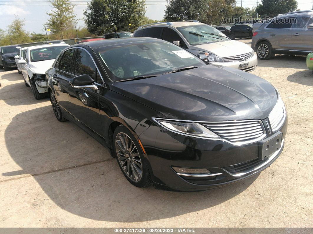 2014 Lincoln Mkz Hybrid Black vin: 3LN6L2LU3ER803433