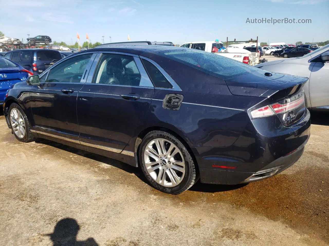 2014 Lincoln Mkz Hybrid Gray vin: 3LN6L2LU3ER809703