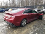 2014 Lincoln Mkz Hybrid Красный vin: 3LN6L2LU3ER811791