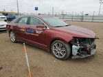 2014 Lincoln Mkz Hybrid Burgundy vin: 3LN6L2LU4ER803828