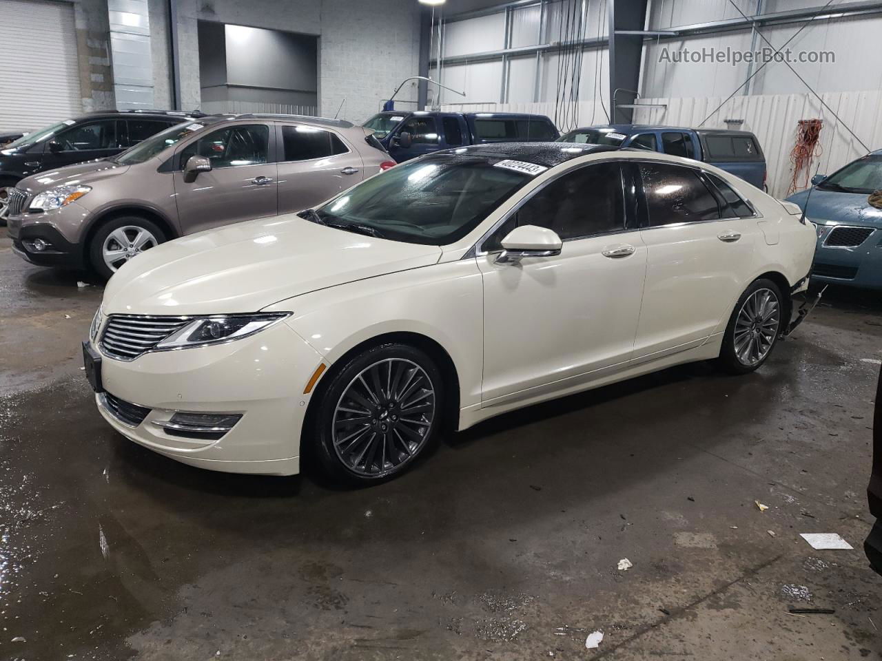 2014 Lincoln Mkz Hybrid Tan vin: 3LN6L2LU6ER800963