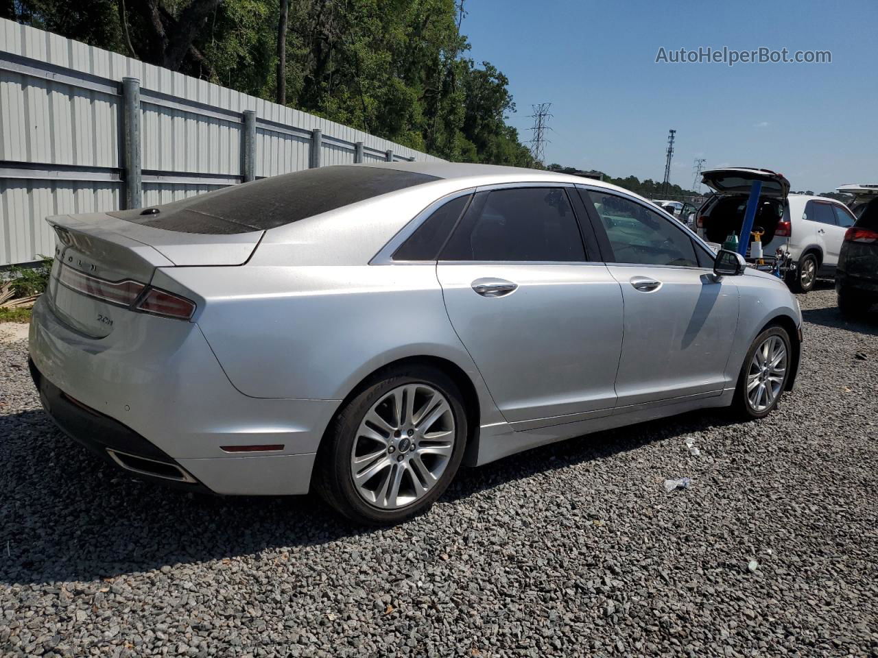 2014 Lincoln Mkz Hybrid Серебряный vin: 3LN6L2LU6ER813440