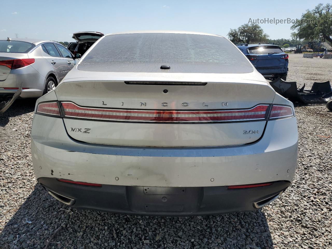 2014 Lincoln Mkz Hybrid Серебряный vin: 3LN6L2LU6ER813440