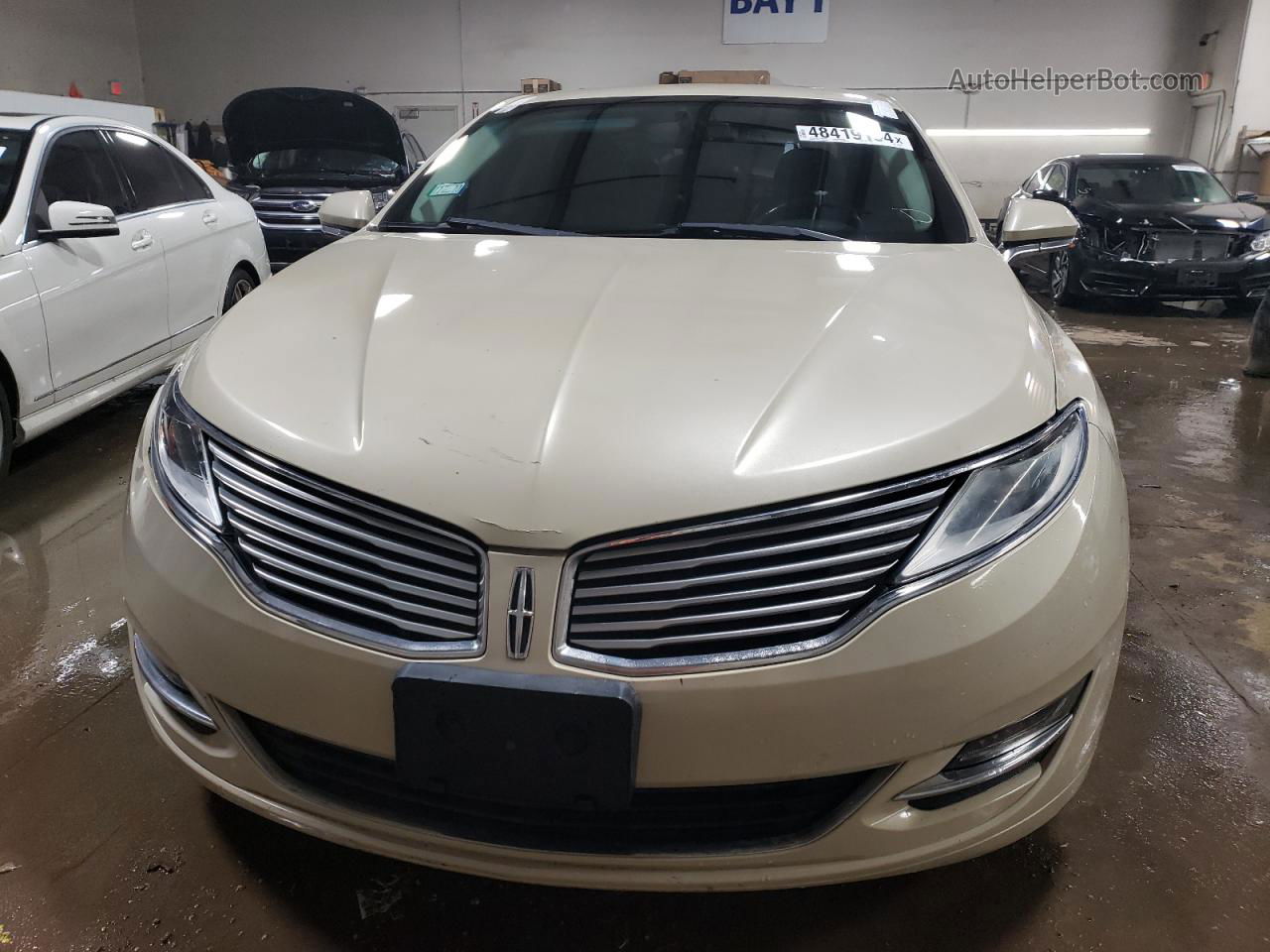 2014 Lincoln Mkz Hybrid Кремовый vin: 3LN6L2LU6ER819884