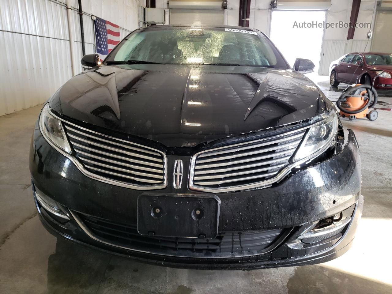 2014 Lincoln Mkz Hybrid Черный vin: 3LN6L2LU7ER804407