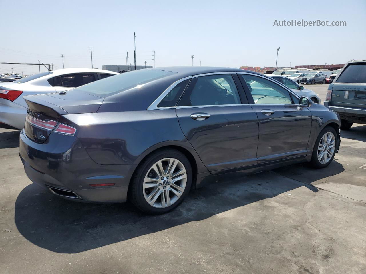 2014 Lincoln Mkz Hybrid Черный vin: 3LN6L2LU7ER831610