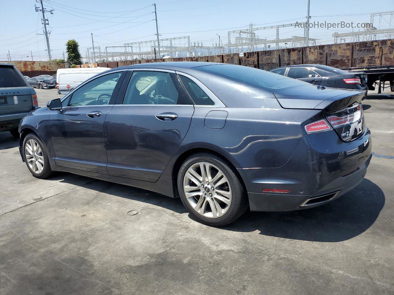 2014 Lincoln Mkz Hybrid Black vin: 3LN6L2LU7ER831610