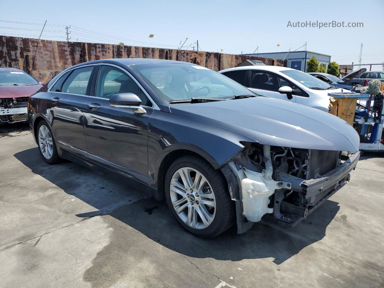 2014 Lincoln Mkz Hybrid Черный vin: 3LN6L2LU7ER831610