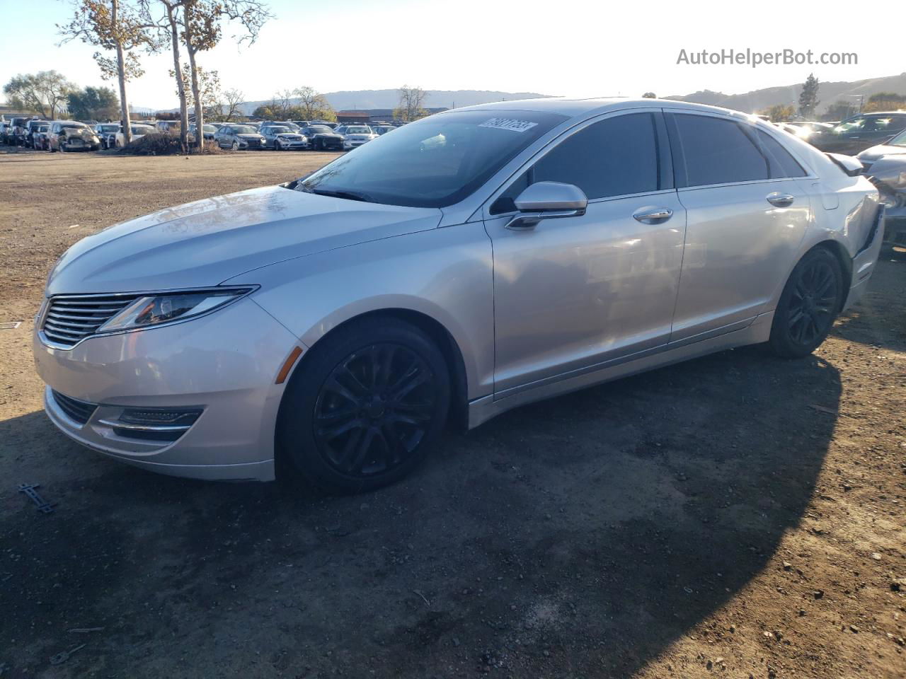 2014 Lincoln Mkz Hybrid Серебряный vin: 3LN6L2LU8ER815531