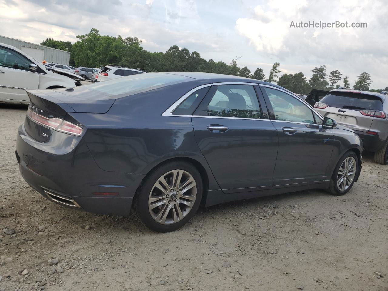 2014 Lincoln Mkz Hybrid Серый vin: 3LN6L2LU9ER805252