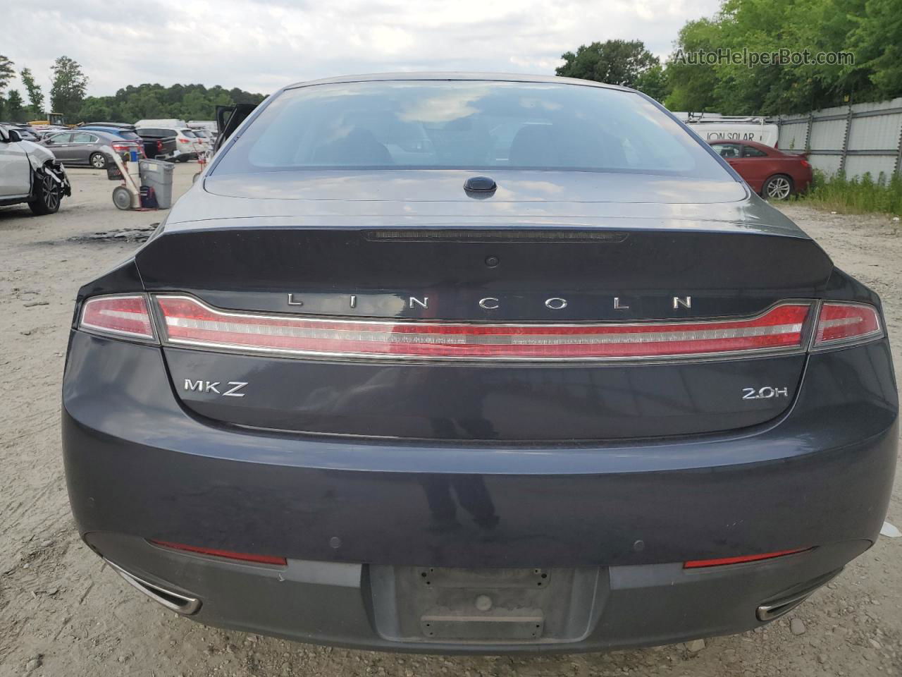 2014 Lincoln Mkz Hybrid Серый vin: 3LN6L2LU9ER805252