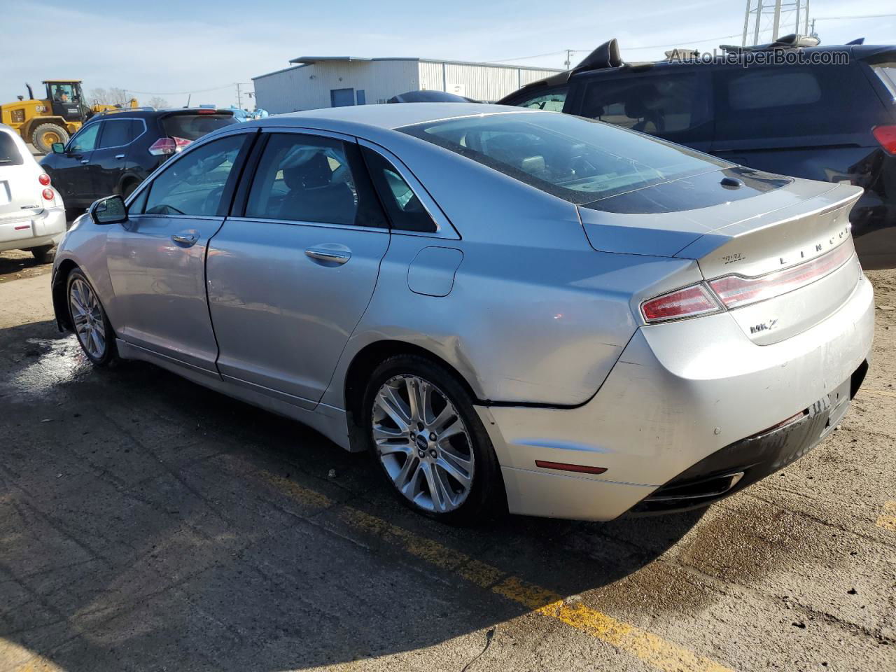 2014 Lincoln Mkz Hybrid Silver vin: 3LN6L2LU9ER833441