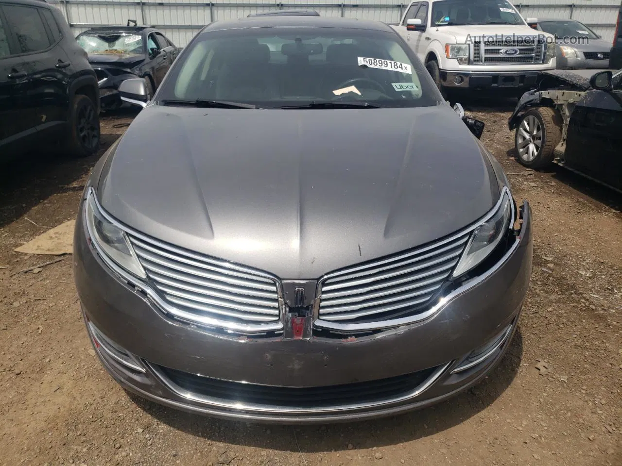 2014 Lincoln Mkz Hybrid Gray vin: 3LN6L2LU9ER835562