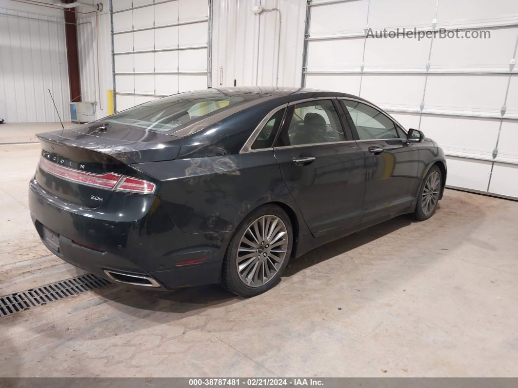 2014 Lincoln Mkz Hybrid   Dark Blue vin: 3LN6L2LUXER804823