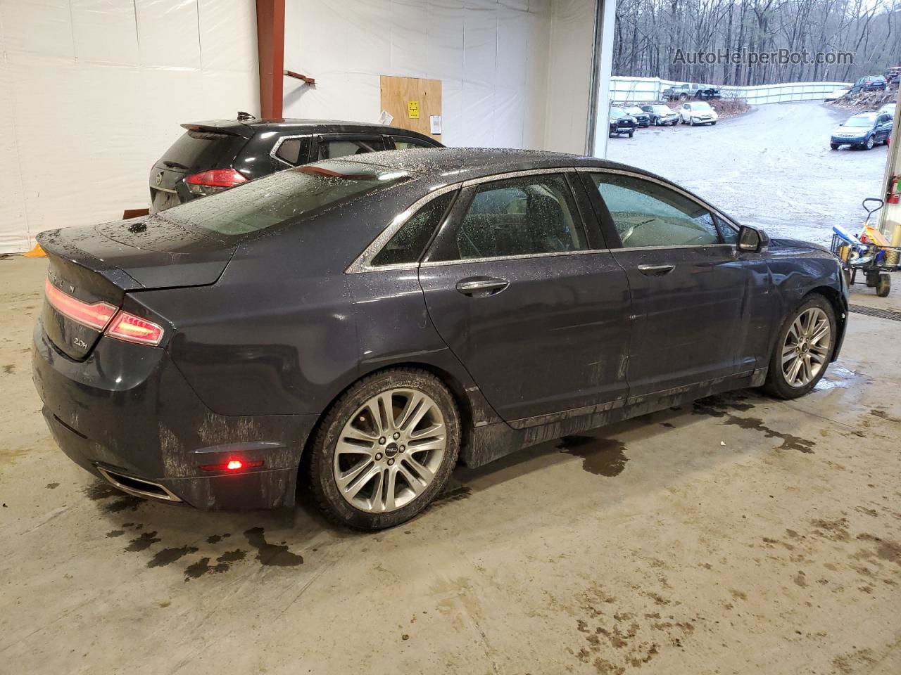 2014 Lincoln Mkz Hybrid Black vin: 3LN6L2LUXER817135