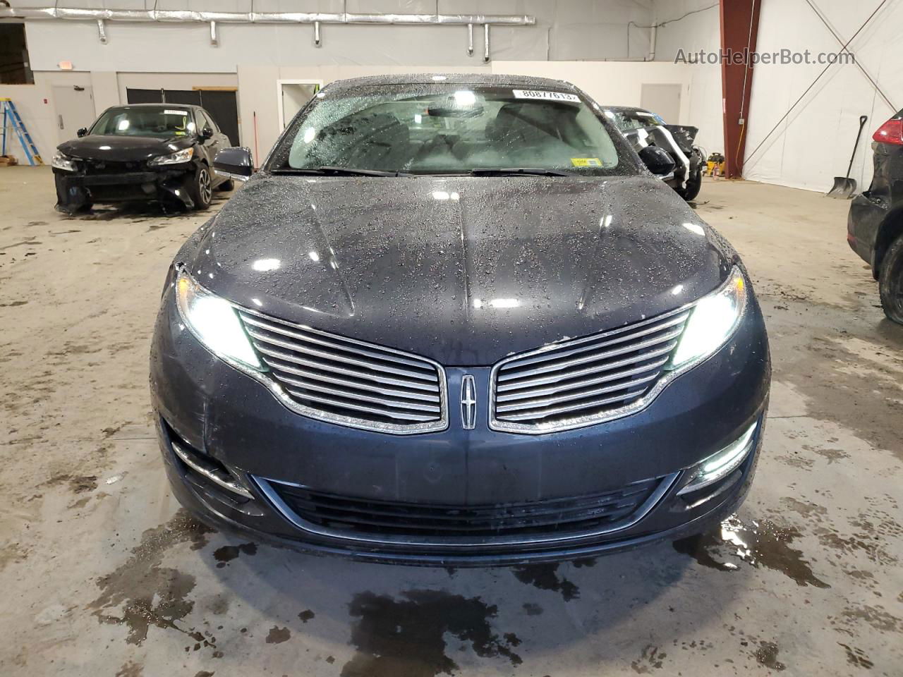 2014 Lincoln Mkz Hybrid Black vin: 3LN6L2LUXER817135