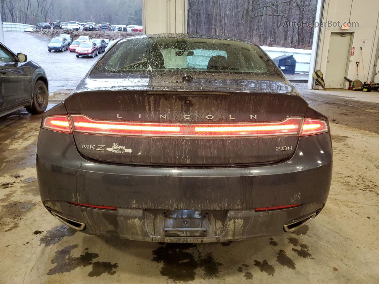 2014 Lincoln Mkz Hybrid Black vin: 3LN6L2LUXER817135