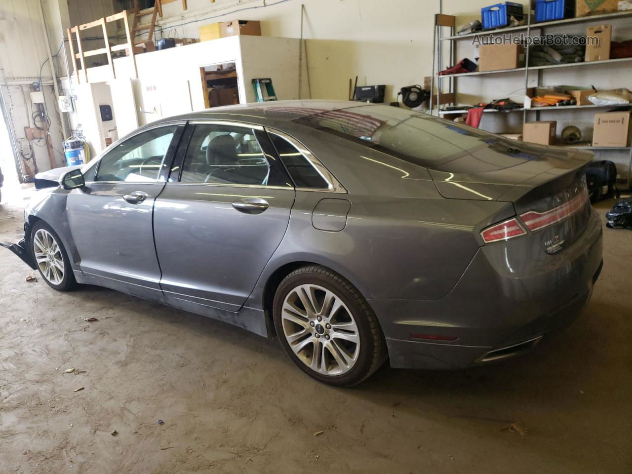 2014 Lincoln Mkz Hybrid Gray vin: 3LN6L2LUXER822223