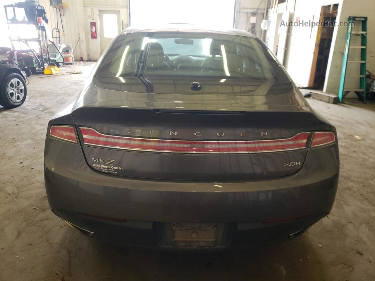 2014 Lincoln Mkz Hybrid Gray vin: 3LN6L2LUXER822223