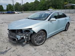 2014 Lincoln Mkz Hybrid Синий vin: 3LN6L2LUXER828572