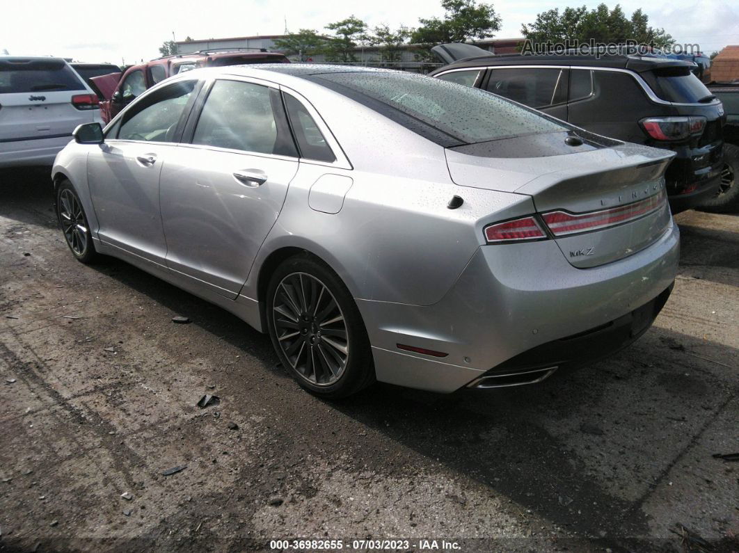 2014 Lincoln Mkz Hybrid Silver vin: 3LN6L2LUXER829415