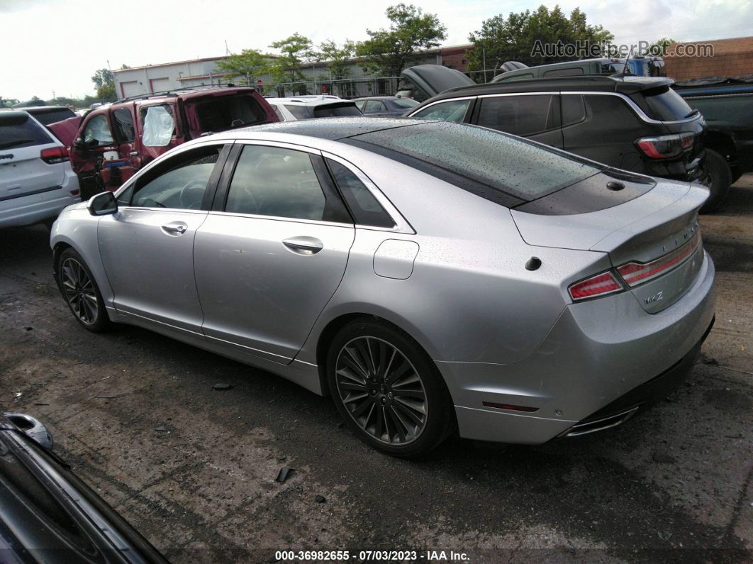 2014 Lincoln Mkz Hybrid Silver vin: 3LN6L2LUXER829415