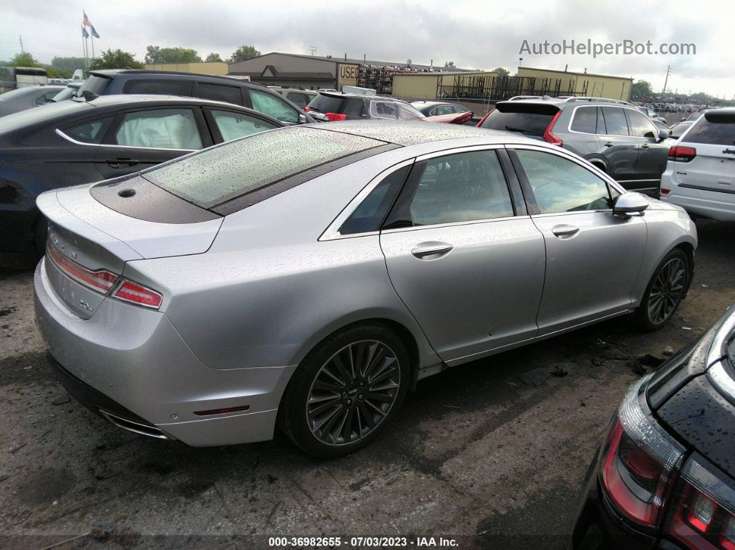 2014 Lincoln Mkz Hybrid Silver vin: 3LN6L2LUXER829415