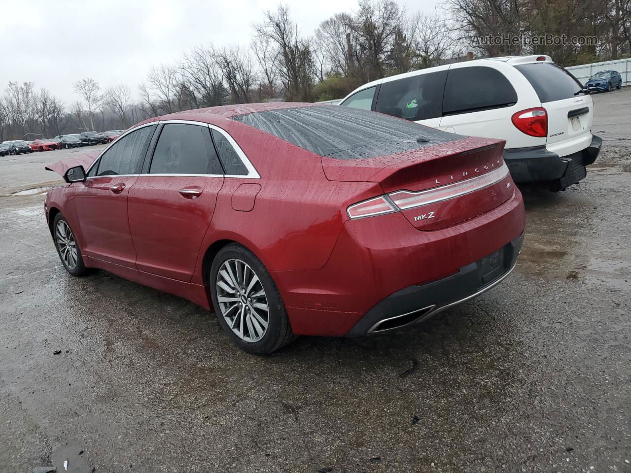 2017 Lincoln Mkz Premiere Бордовый vin: 3LN6L5A90HR613772