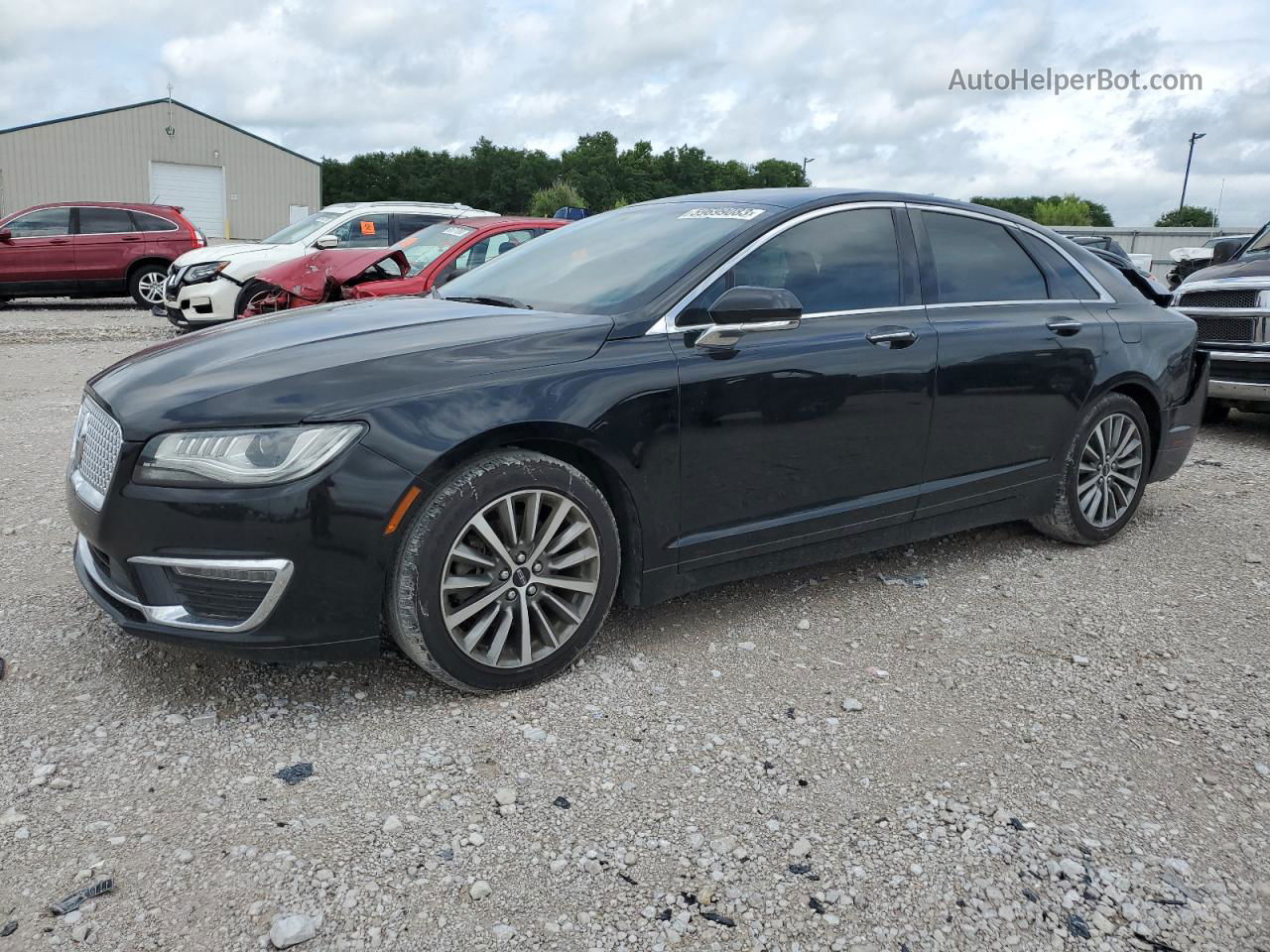 2017 Lincoln Mkz Premiere Черный vin: 3LN6L5A90HR663314