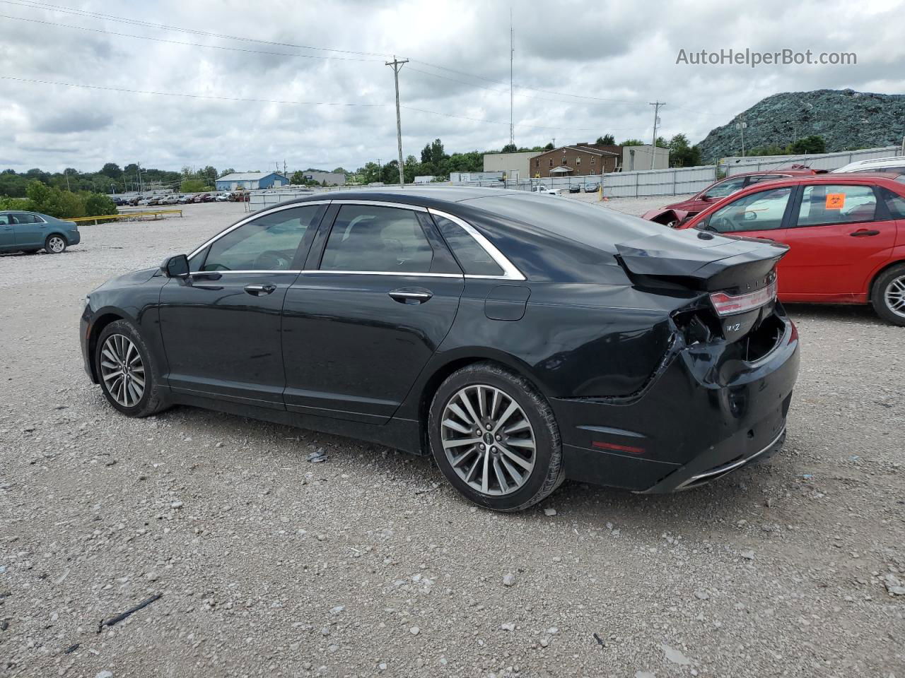 2017 Lincoln Mkz Premiere Черный vin: 3LN6L5A90HR663314