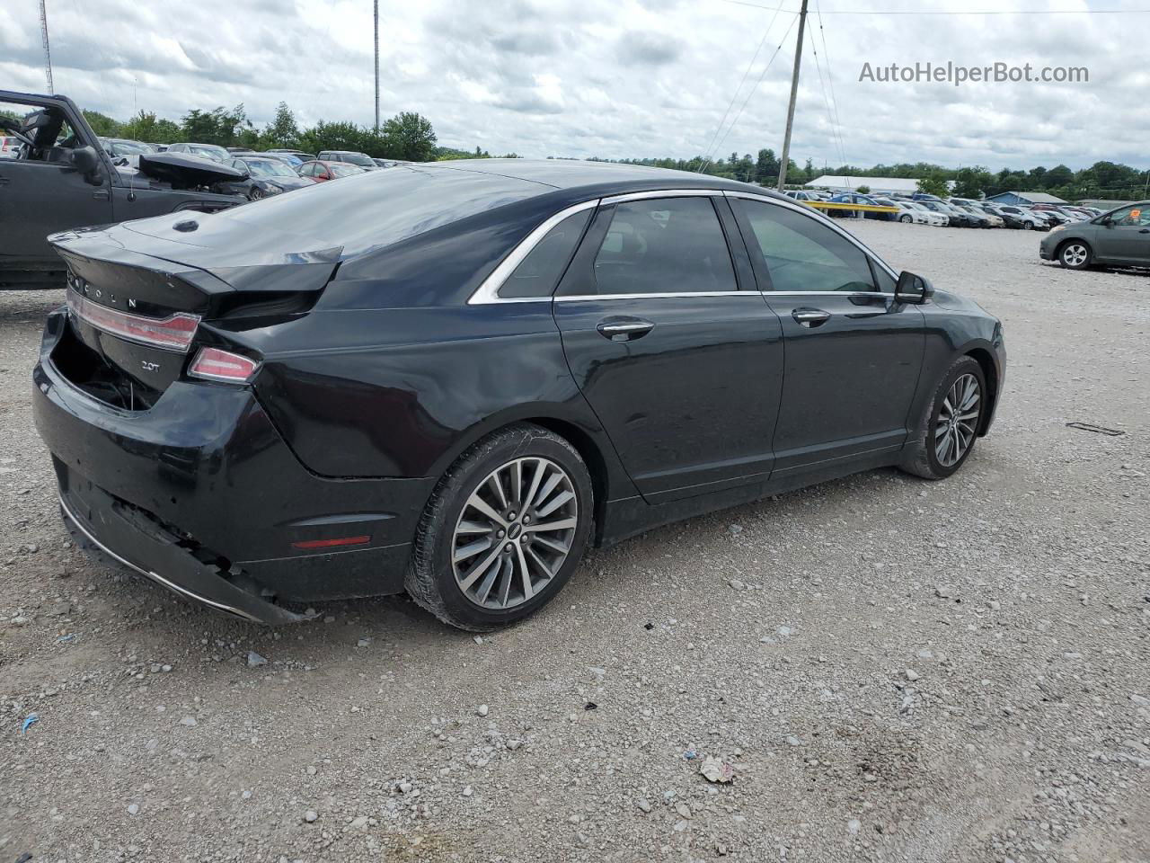 2017 Lincoln Mkz Premiere Черный vin: 3LN6L5A90HR663314