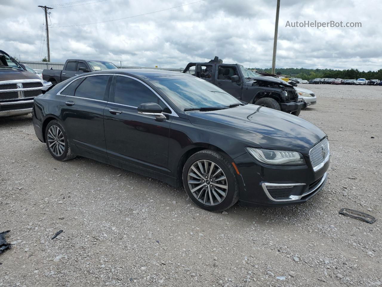 2017 Lincoln Mkz Premiere Black vin: 3LN6L5A90HR663314