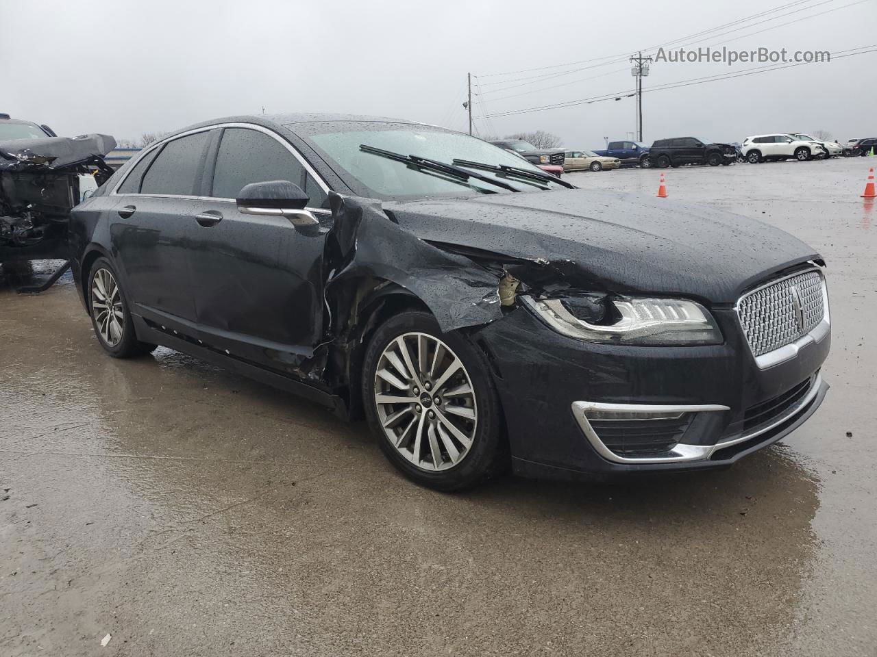 2017 Lincoln Mkz Premiere Черный vin: 3LN6L5A91HR609391