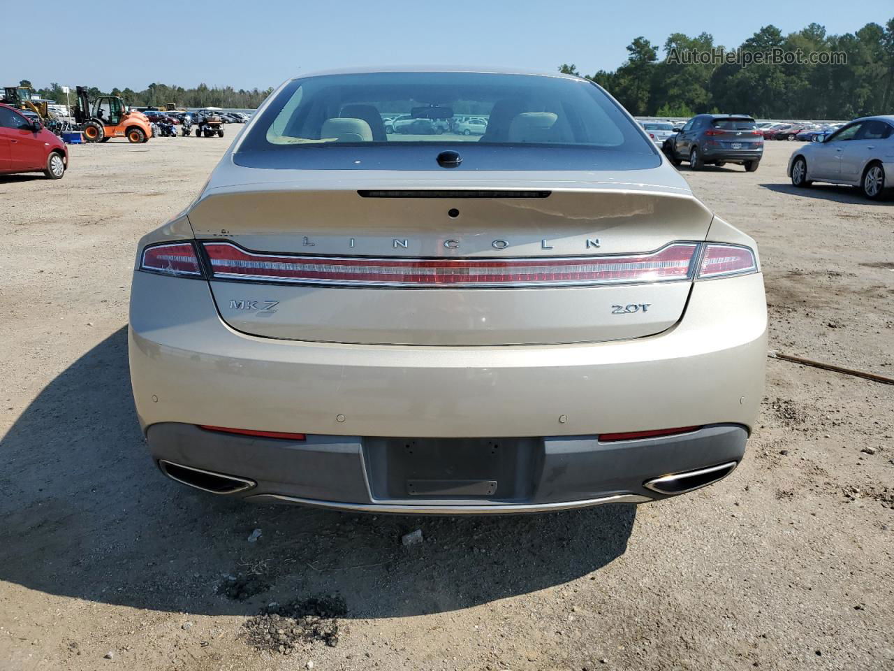 2017 Lincoln Mkz Premiere Золотой vin: 3LN6L5A92HR633814